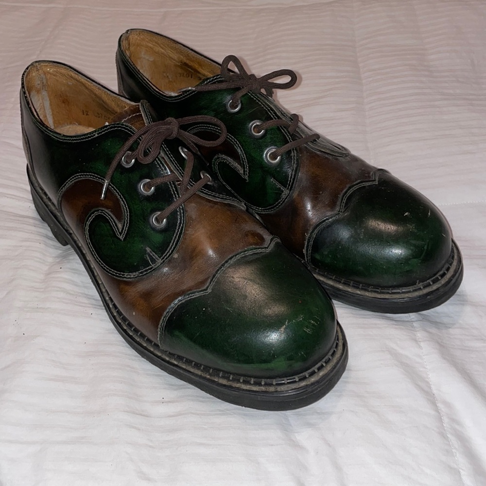 Gently used John Fluevog vintage style shoes.